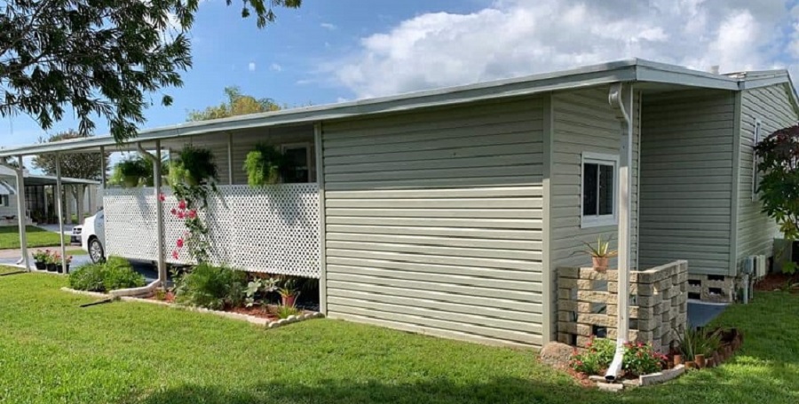 Manufactured Home certified for a conventional loan by our Engineering Company in Florida.